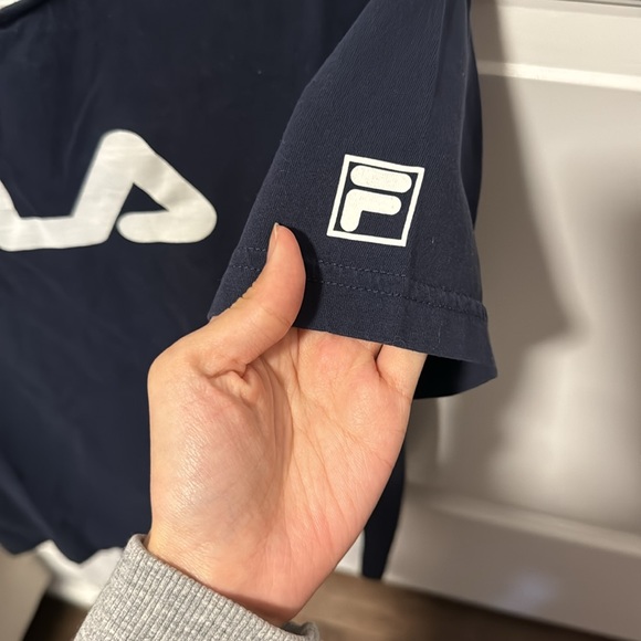 FILA T-shirt in Navy - Picture 2 of 2